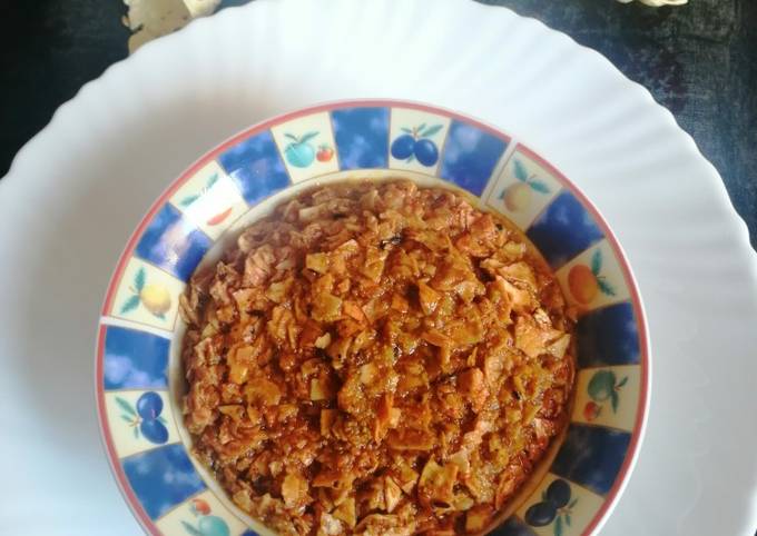 Simple Way to Make Super Quick Homemade Spicy Papad sabji