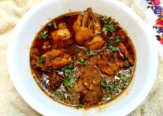 Lasooni Dahi Chicken Recipe by Kumkum Chatterjee - Cookpad