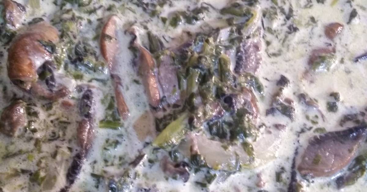 Salsa de crema de acelga y portobellos Receta de Lu Peire Cookpad