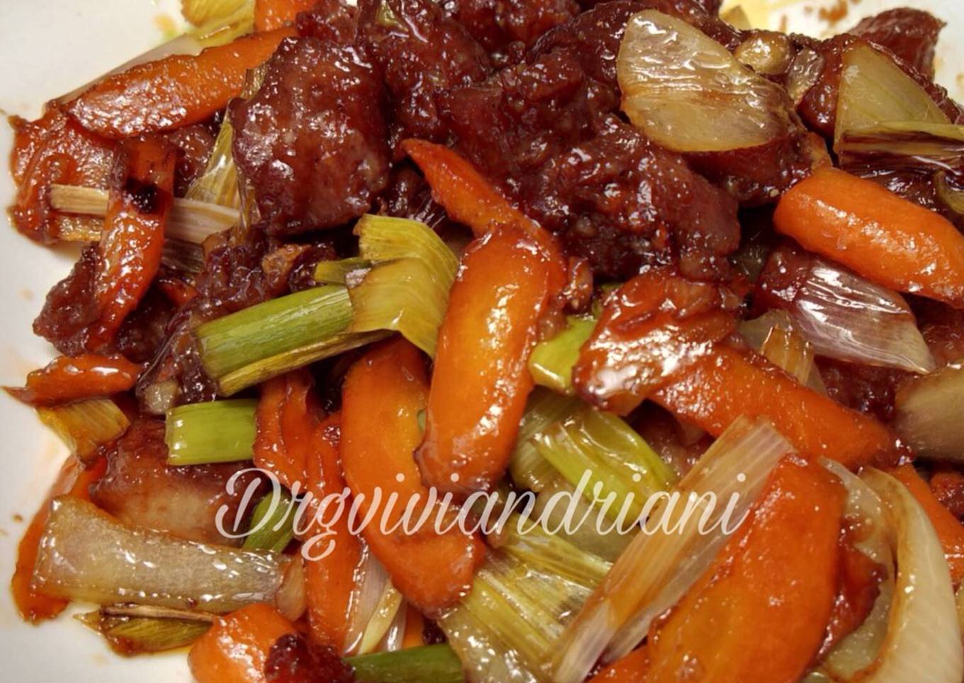 Babi asam manis ala korean