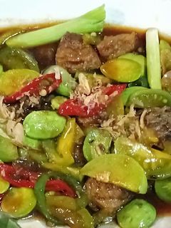 Foto resep Asin jambal,osenk pete pedas