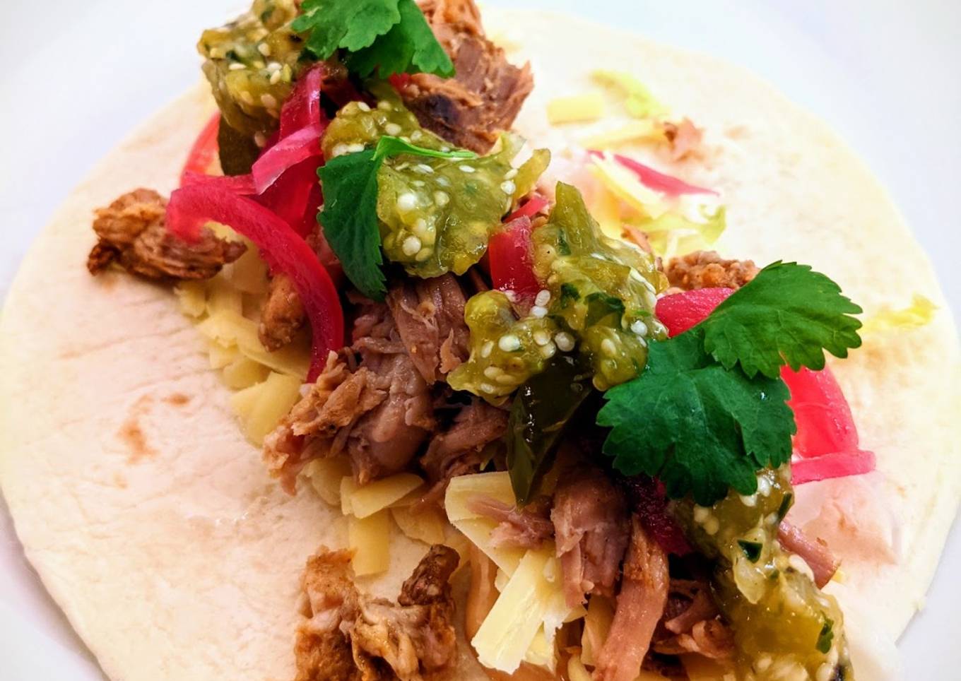 Pink Pickled Taco Onions