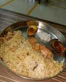 Hyderabadi chicken dum biryani