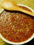 Salsa de chile de árbol con jalapeño