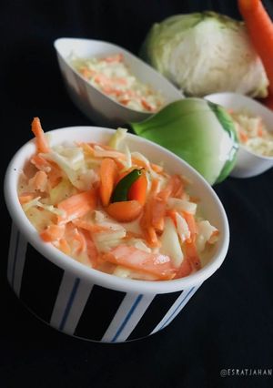 কোলস্ল(coleslaw recipe in Bengali) রেসিপির প্রধান ছবি