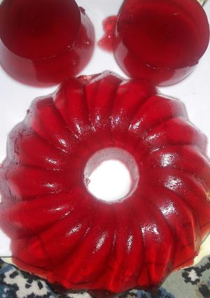 عکسی از دستور ژله آلبالویی