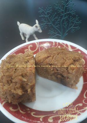 Foto resep Carrot apple cake ekonomis 1telur #Maree