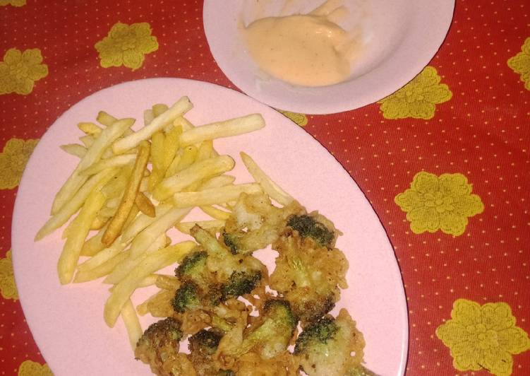 10 Resep: Brokoli kriuk plus kentang goreng Anti Gagal!