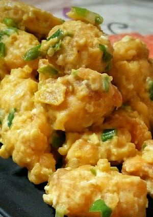 Foto resep Ayam saus telur asin