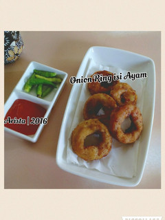 Foto resep Onion Ring isi Ayam
