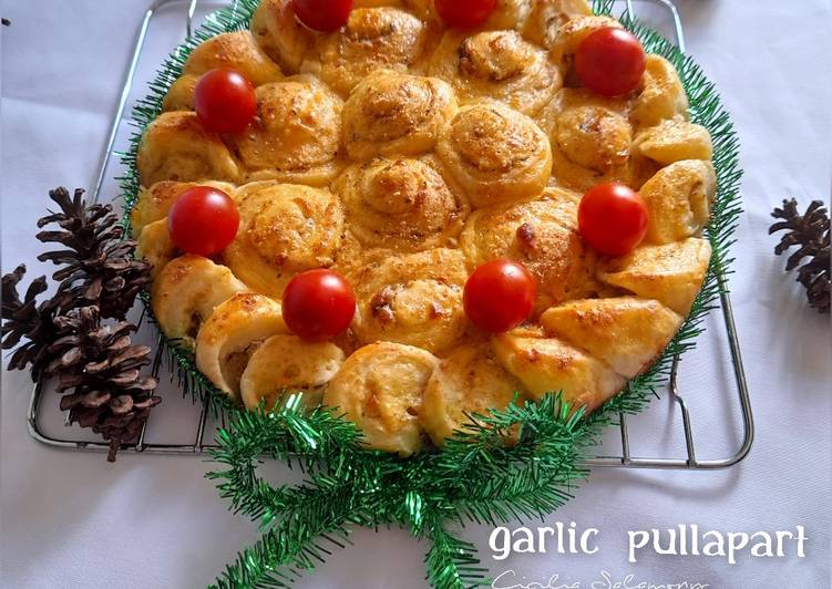 Resep Garlic Pullapart (Metode Tangzhong) Anti Gagal