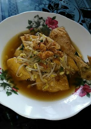 Foto resep Menu diet, semur ayam tahu + taoge