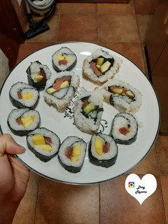 Una foto de Sushi casero