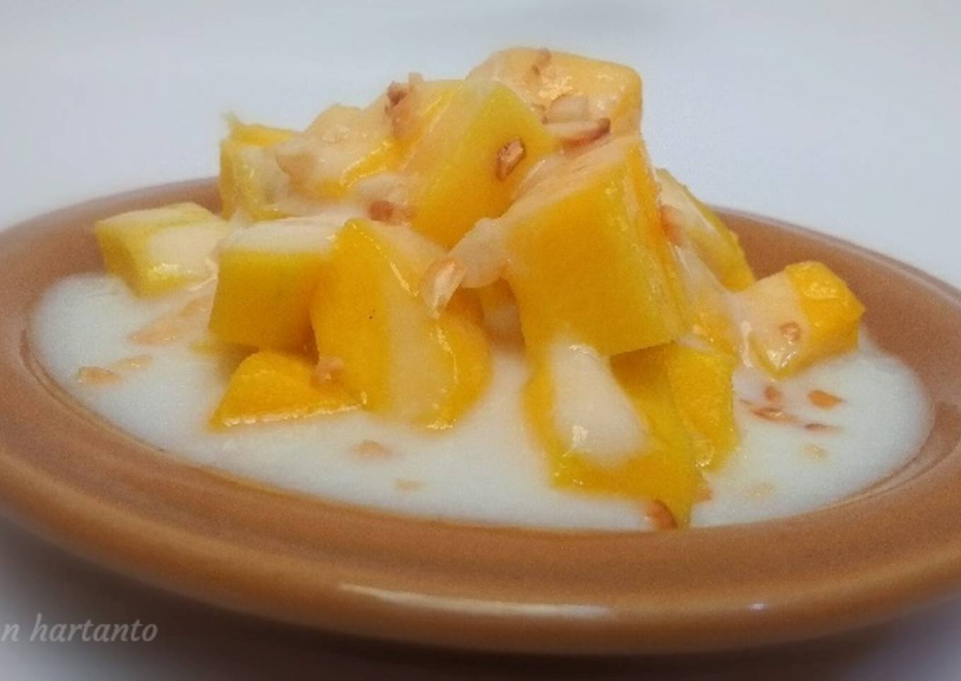 Mangga salju / olahan mangga simple dan enak