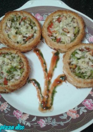 A picture of Bread pizza disc.