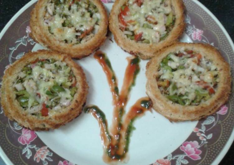 Recipe of Quick Bread pizza disc
