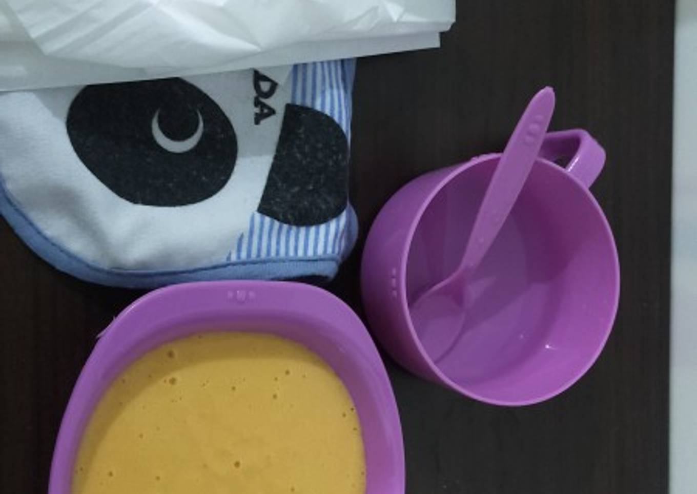 MPASI 5 bulan (sup sayur)