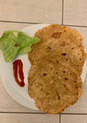 A picture of Cabbage Paratha.