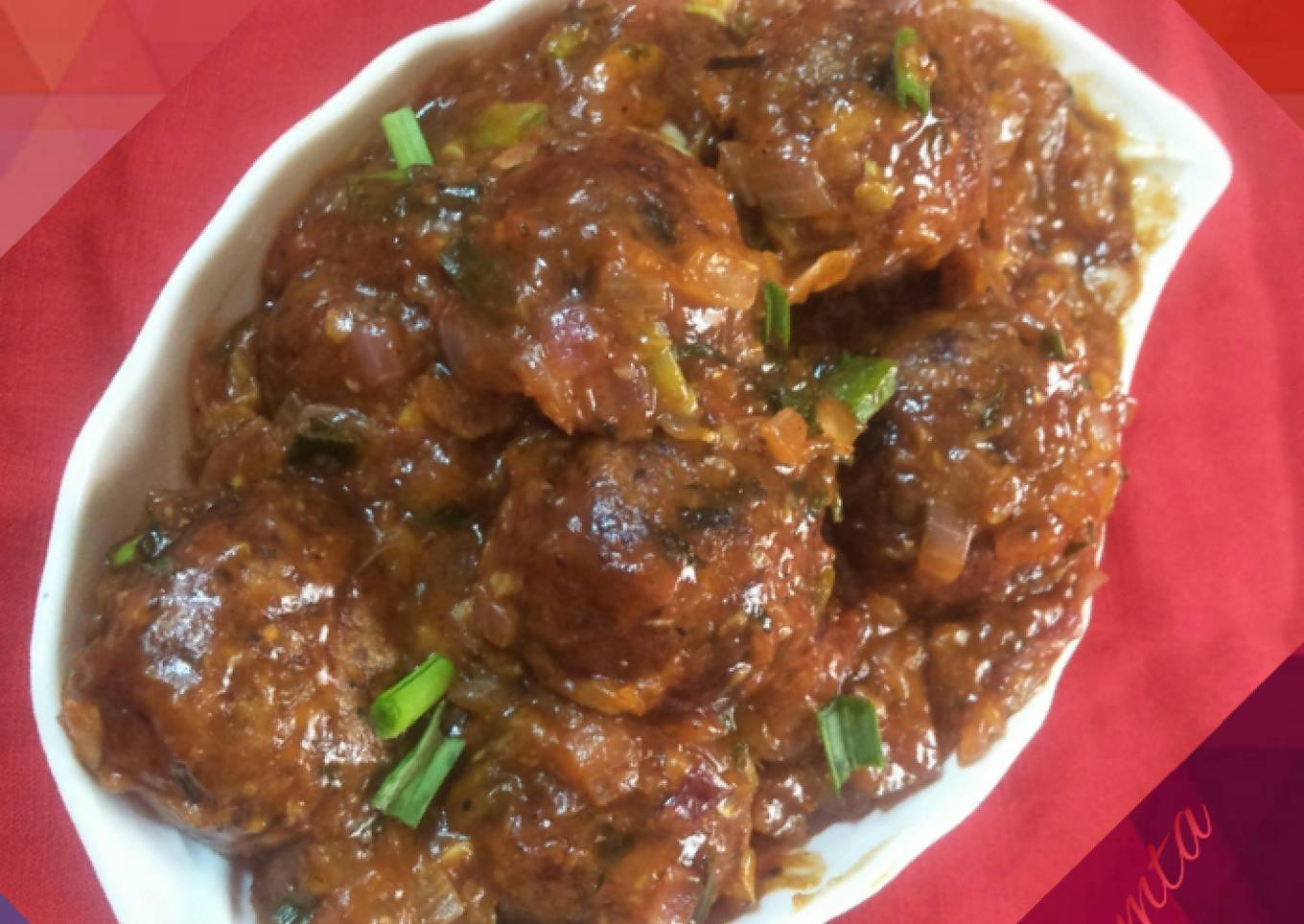 Leftover Rice Manchurian