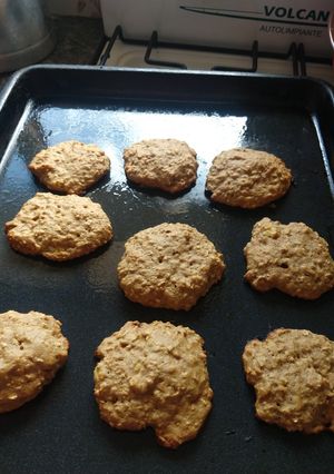 Una foto de Galletitas de avena y banana