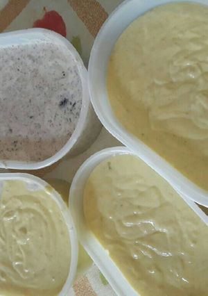 Foto resep Homemade Ice cream oreo & Avocado