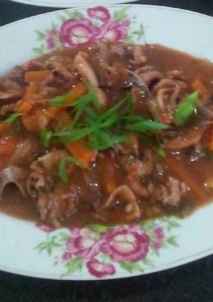 Foto resep Cumi Saos Padang