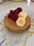 Hot cakes de avena gourmet