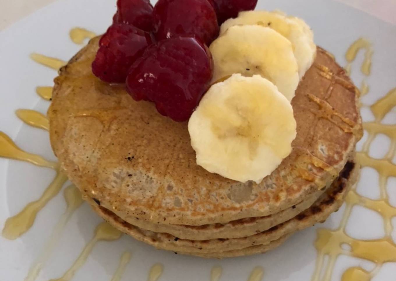 Hot cakes de avena gourmet