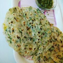 A picture of Sindhi Dhodha Chaaval Roti Hand Flattened Roti.