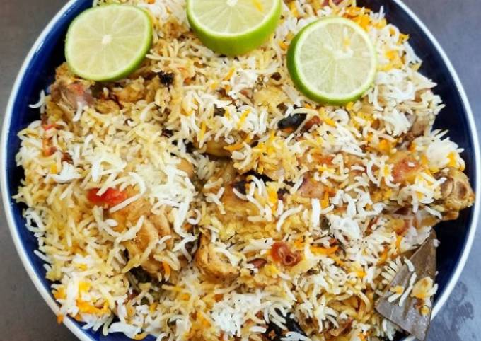 Recipe of Super Quick Homemade Hyderabadi Chicken Dum Biriyani