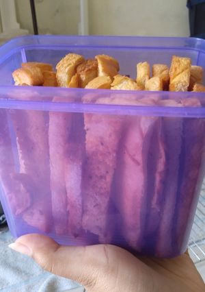 Foto resep Garlic bread (roti tawar)