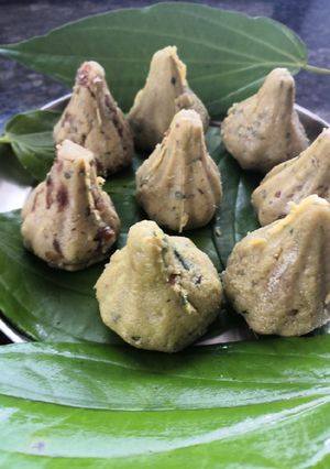 A picture of Paan mawa modak.