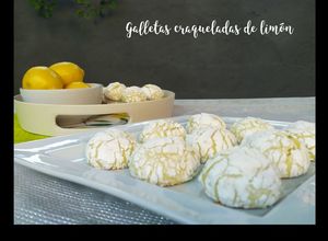 Una foto de Galletas craqueladas de limón 🍋