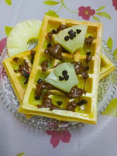 صورة لوصفة وافل 😍 🍽