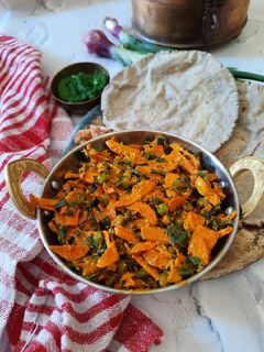कच्ची हल्दी की सब्जी (Kachhi haldi ki sabzi recipe in Hindi) रेसिपी मुख्य फोटो