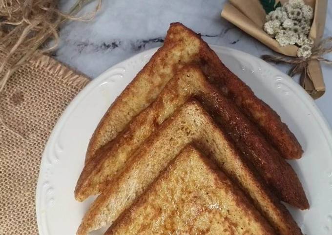 Cara gampang bikin French Toast dari Roti Tawar yang spesial