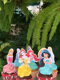 Una foto de Cupcakes princesas Disney