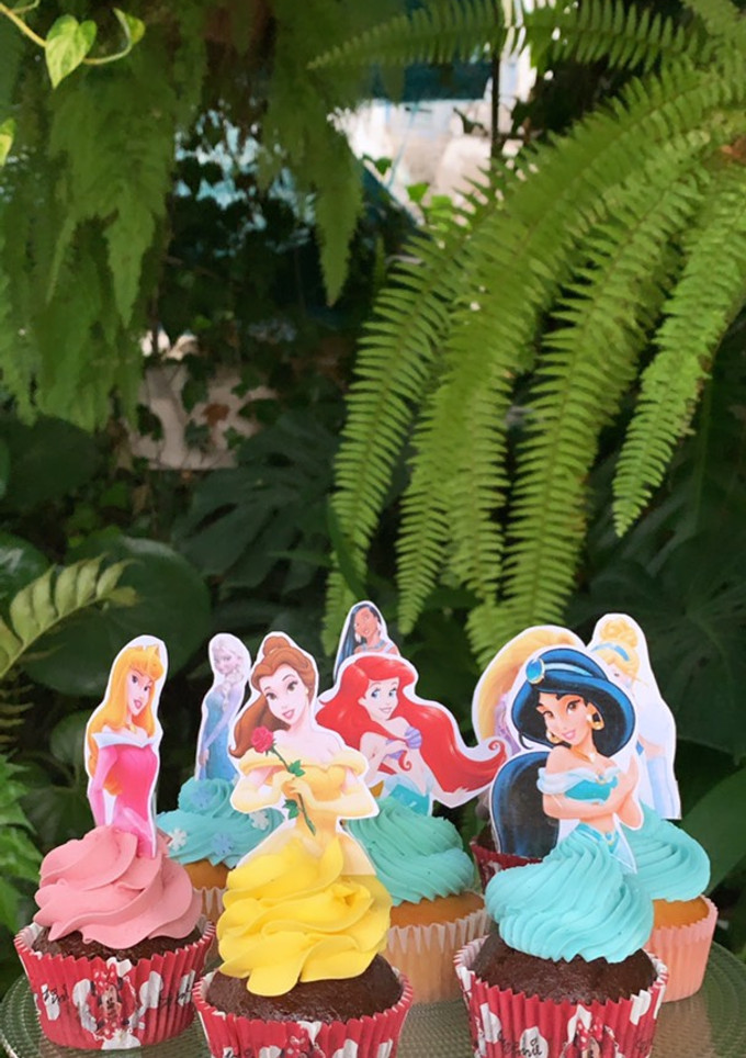 Una foto de Cupcakes princesas Disney