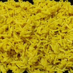A picture of Coconut Milk Rice Recipe | Thengai Paal Sadam | Srilankan Yellow rice.