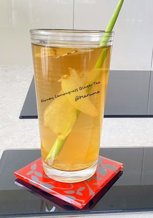 A picture of Honey Lemongrass Ginger Tea.
