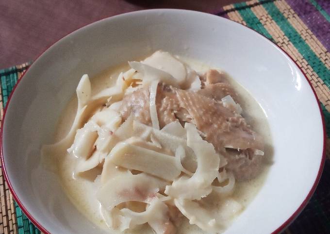 Yuk intip, Resep praktis bikin Rebung Kuah Santan (nggak pake ribet😂)  nagih banget