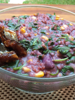 Foto resep Bubur manado beras merah