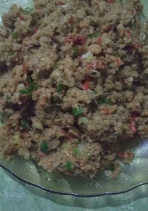 Foto resep Oseng oncom pedas
