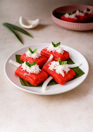 Foto resep Getuk Lindri Merah Putih