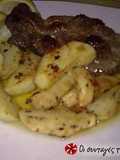 Beef Steaks with Potatoes in the Oven