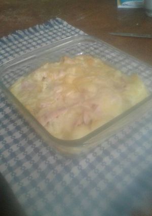 Una foto de Papas gratinadas