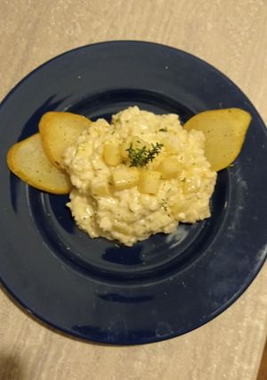 Foto di Risotto taleggio e pere