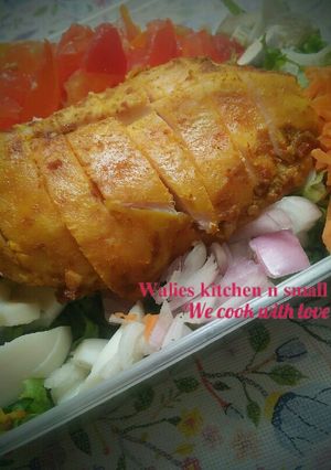 A picture of Chicken salad.