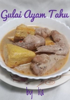 Foto resep Gulai Ayam dan Tahu