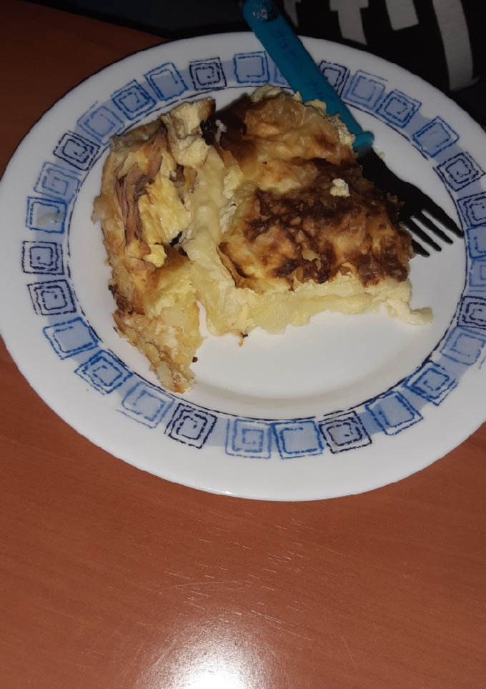 Una foto de Pastel salado de queso Fit